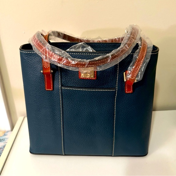 Dooney and Bourke Small Lexington Shopper in Teal-NWT - Picture 2 of 7